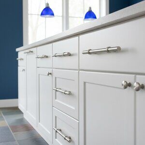 Simon's Hardware 18 Brushed Satin Nickel Luxury Cabinet Pulls